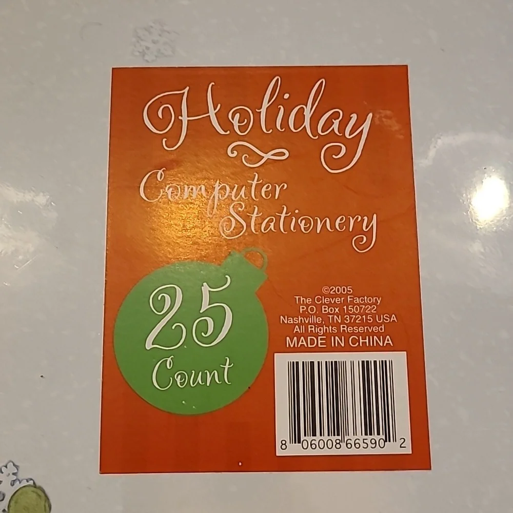 Festive Holiday Stationery Set